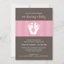Search for baby footprint invitations Cute