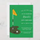 Search for golf tournament birthday invitations For him
