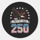 Search for 4th anniversary stickers America