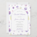 Search for lavender bridal shower invitations Pretty