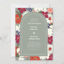 Search for green wedding invitations Boho bohemian