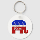 Search for republican elephant key rings Election