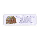 Search for housewarming return address labels Home sweet home