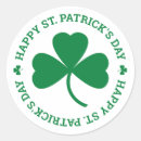 Search for happy st patrick stickers Clover