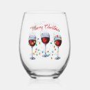 Search for christmas wine glasses Unique