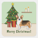 Search for corgi christmas stickers Green