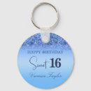 Search for birthday favors key rings Sparkle