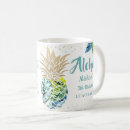 Search for tropical pineapple mugs Aloha