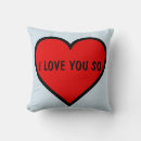 Search for i love you red heart cushions Wife