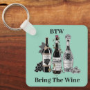Search for funny wine quotes key rings Red