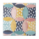 Search for navy geometric tiles Watercolor