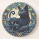 Search for art nouveau coasters Green