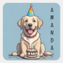 Search for yellow labrador stickers Birthday