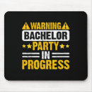 Search for funny wedding mouse mats Bachelor party