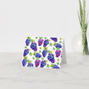 Search for grapes invitations Watercolor