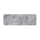 Search for white grey marble return address labels Chic
