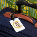 Search for college logo luggage tags College business fraternity member