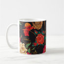 Search for skull with flowers mugs Floral