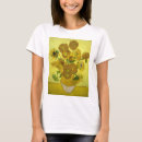 Search for impressionist tshirts Sunflowers