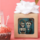 Search for skeleton bride and groom stickers Newlyweds