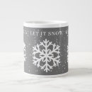 Search for white snowflake mugs Festive