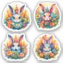 Search for cute brown bunny stickers Watercolor