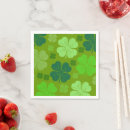 Search for irish shamrock napkins Clover pattern