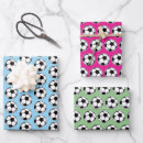Search for soccer wrapping paper Sporty