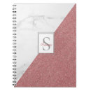 Search for sparkly notebooks Blush pink