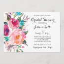 Search for bright floral invitations Boho