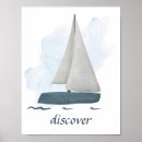 Search for adventure awaits nursery art Blue
