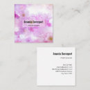 Search for spring tree business cards Pink