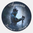 Search for aquarius zodiac sign stickers Blue