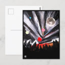 Search for alien worlds postcards Sci fi