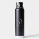 Search for black water bottles Initial