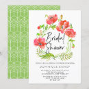 Search for red poppy bridal shower invitations Poppies