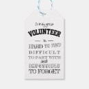 Search for volunteer gift tags Staff appreciation
