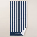 Search for nautical bath towels Blue and white