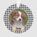 Search for checkered christmas tree decorations Dog bone