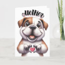 Search for bulldog mothers day cards Pets