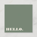 Search for hi hello business cards Simple