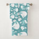 Search for polar bear bath towels Snow