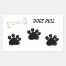 Search for dog footprint stickers Puppy