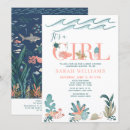 Search for sea baby girl shower invitations Its a girl