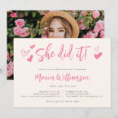 Search for she did it graduation invitations Calligraphy