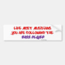 Search for musicians bumper stickers Player