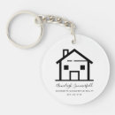 Search for real estate key rings House line drawing