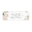 Search for gold floral return address labels Watercolor