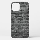 Search for brick texture iphone cases Black