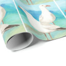 Search for seagull wrapping paper Watercolor